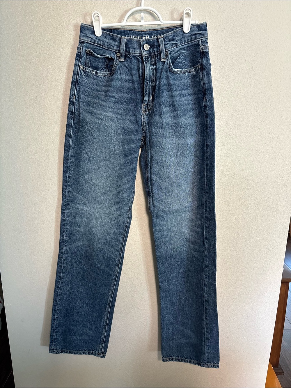 American Eagle Outfitters Men's Medium Blue Straight Jeans